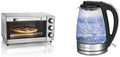 Hamilton Beach 4-Slice Toaster Oven & 1.7L Glass Electric Kettle w/Auto Shutoff, Boil Dry Protection by Unknown