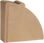 Coffee Filter Paper V-Shaped Wood Pulp Cone Pour Over 2-4 Cups Drip Filters Accessories(Brown 40PCS) by Unknown