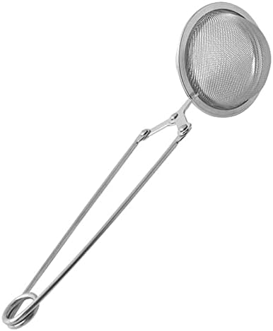 Tea Filters Stainless Steel Handle Mesh Ball Tea Strainer Tea Infuser Spice Filter by Unknown
