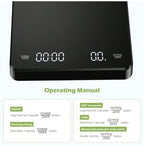 Digital Coffee Scale with Timer, Rechargeable Espresso Scale 3kg/0.1g, for Pour Over, Compatible with Kitchen Brewing & Weighing Tools - Image 7