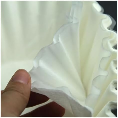 100Pcs Basket Coffee Replacement White Coffee Paper Pod Disposable For 8-12 Cup Makers - Image 6