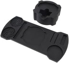 Bewinner Coffee Tamping Station Silicone Storage Mat for 51mm 53mm 58mm Handle - Distributor Tamper Stand, Large Storage Space for Coffee Distribution Tools, Accessories, and Tamper Handle by Bewinner