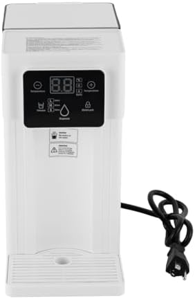 Instant Hot Water Dispenser with Child Lock, 3L/0.79gal Desktop Water Dispenser 1500W Electric Kettle with Adjustable Temperatures & 3 Water Outputs, 3.28ft Cord, Water Tank for Office/Home (White) - Image 3