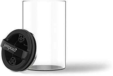 Prepara Evak Compact Glass Storage Canister, Medium, 6' x 3.75', 24oz - Image 2