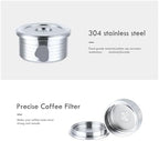 Compatible With Lavazza，EP-950 Machine Espresso Point Cup,Reusable Coffee Capsule Stainless Steel Refillable Filter Pod(2PCS) - Image 3
