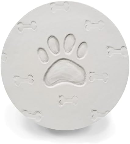 Dog Paw Absorbent Drink Coasters - Set of 4 - Made in USA by McCarterCoasters