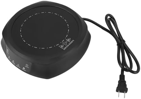 Portable Electric Hot Plate, 800W Ceramic Stove, 5 Inch (Black) - Image 6