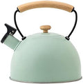Stovetop Kettles Stainless Steel Tea Kettle Induction Kettle Marble Stone Water Teapot 3.0L Whistling Kettle (Color : Black Size : One Size) (Green One Size) by Unknown