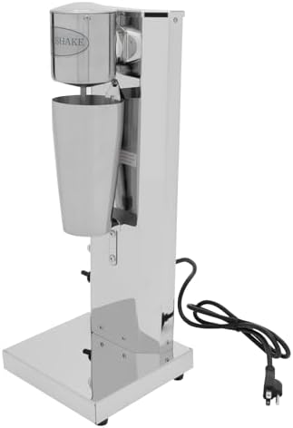 Electric Drink Mixer, 18000RPM 650ml Commercial Milkshake Maker Machine with Smart Micro Switch and Double Disc Mixing Shaft, Dual Gears Drink Mixer Shake Machine by Unknown