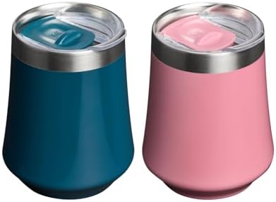 STANLEY Reserve Wine Tumbler Set | Two 11 oz Stainless Steel Travel Mug For Wine, Cocktails, Soda | Keeps Drinks Cold for Hours | BPA-Free | Ponderosa Gloss & Port Gloss - Image 3