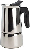 Primula Stainless Steel Stovetop Espresso Coffee Maker, 4-Cup, 3.5"D x 5"W x 7"H, Black Handle by Primula