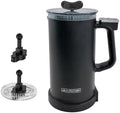Yajuyi Electric Milk Frother Automatic and Cold Froth Stainless Steel Nonstick Interior Suitable for Home Kitchen Dining Espresso, Black by Yajuyi
