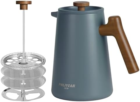 POLIVIAR French Press Coffee Maker, 34 oz by POLIVIAR7379