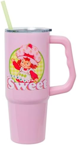 Silver Buffalo Strawberry Shortcake Bracelet, Stainless Steel Tumbler, 30oz - Image 2