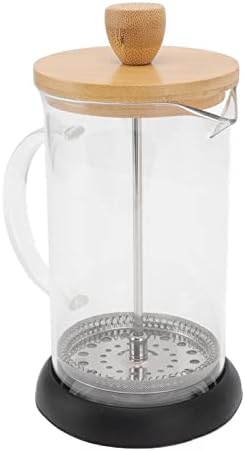 flexman French Press Coffee Maker, High Heat Borosilicate Glass Stainless Steel French Press Coffee for Home, Office Outdoor, Camping Family Gatherings (600ML Bamboo Cover) - Image 6