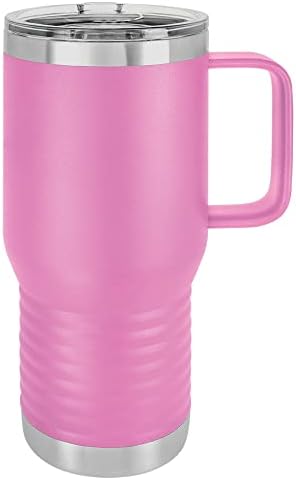 Polar Camel 20 oz. Vacuum Insulated Travel Mug with Slider Lid (Light Purple) by Polar+Camel