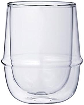 Double-Walled Kinto KRONOS Coffee Cups - Maintain Temperature - Prevent Condensation - 250 ml (8.45 fl. oz.) each - Set of 2 - Image 2