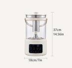 3L Glass Electric Kettle with Touch Screen Herbal Tea Kettle Adjustable Temperature 40-90°C 72-hour Heat Retention High borosilicate glass allows you to easily enjoy tea - Image 2