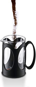 BODUM 10683-01 Kenya French Press Coffee Maker, Borosilicate Glass - 4-Cup (0.5 L), Black - Image 3