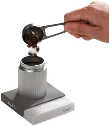 Digital Kitchen Scale, Kitchen Coffee Scale with Timer Rechargeable Digital Scale 0.1g High Precision 3 Modes Drip Espresso Scale Barista Gift,for Baking Cooking Postage(Black_2KG) - Image 5