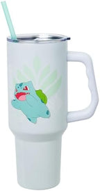 Silver Buffalo Pokémon Bulbasaur, Stainless Steel Tumbler, 40oz - Image 2