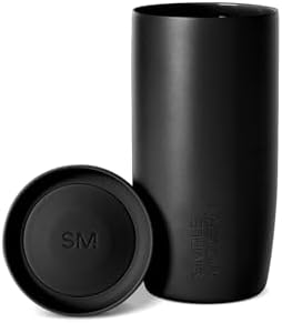 Simple Modern Insulated Travel Coffee Mug 360° Lid | 16oz | Black by Unknown