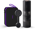 AURORA Portable Electric Coffee Grinder, Rechargeable Burr Coffee Grinder 140 Precise Settings for Espresso to French Press with Manual Handle, Storage Box by DiscoveryJoyinCoffee