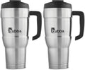 Bubba Hero XL, Vacuum-Insulated Stainless Steel Travel Mug, 30oz., Stainless Steel |(Pack of 2) by bubbabrands