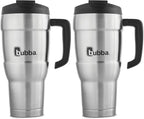 Bubba Hero XL, Vacuum-Insulated Stainless Steel Travel Mug, 30oz., Stainless Steel |(Pack of 2) by bubbabrands