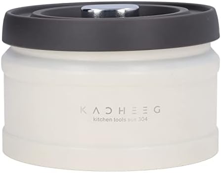 Pssopp 304 Stainless Steel Vacuum Sealed Coffee Canisters Large Diameter Airtight Stackable Containers with Vacuum Pump for Long Term Coffee Bean Storage (750ML) by Pssopp