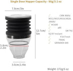 Coffee Beans Grinder Single Dose Hopper And Silicone Belows Blowing Cleaning Tools,Compatible For Galileo, /, Compatible For Eureka, /, Compatible For Mazzer(Compatible for Univers C GemilaiB) - Image 2