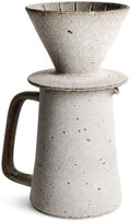 Ceramic Coffee dripper set,Coffee Jug,White Ceramic Pour Over Coffee Server with Dripper,Pour Over Coffee Maker Set by Unknown