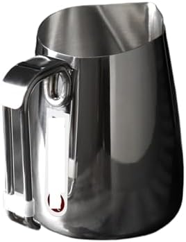 Milk Frothing Pitcher Milk Frothing Pitcher Stainless Steel 20oz/600ML Coffee Frother Cup With Measurement(Steel) by Unknown