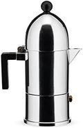 Alessi A9095/1 B La Cupola - Design Espresso Coffee Maker, Aluminum and Thermoplastic Resin, 1 Cup, Black Handle by Alessi