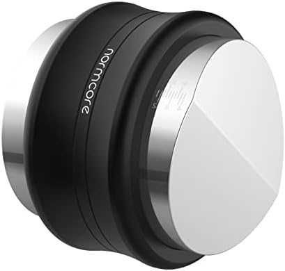 Normcore 53.3mm Coffee Distributor & Tamper - Dual Head Coffee Leveler Fits 54mm Breville Portafilters - Built-in Spring - Adjustable Depth, Black - Image 5