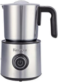 Kenmore Electric Milk Frother- Hot & Cold Milk Steamer and Foam Maker for Coffee, Lattes, Cappuccino, Portable Milk Heater and Foamer for Espresso, Home Brewing, Automatic Milk Steamer by Koolatron