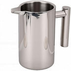 Zopsc French Press Coffee Pot, Insulated 304 Stainless Steel Tea Infuser Coffee Maker, Double Wall 600ML Press Pot for Hot Beverages Tea - Image 3