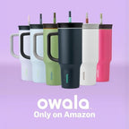 Owala Tumbler Stainless Steel Water Bottle 40 oz Tropical - Image 6