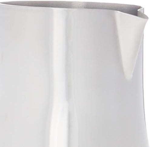 De'Longhi Stainless Steel Milk Frothing Pitcher, 12 ounce (350 ml), Barista Tool, Frother Jug, 12 oz & DeLonghi Double Walled Thermo Espresso Glasses, Set of 2, Regular, Clear - Image 4