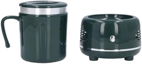 Electric Cooler Warmer Cup, Fast Cooling Heating One Button Control Heated Coffee Mug, Desk Cup Warmer with Nonslip Pads for Coffee Beer Wine Home Office Restaurant (Green) - Image 7