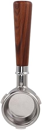 Ymiko Set Ear for 58mm Bottomless Portafilter with Solid Wood Handle Compatible with Barsetto Coffee Machine Stainless Steel Design for Enhanced Brewing Experience (#4) - Image 5