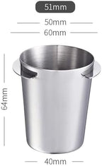 Coffee Dosing Cup 51/53/58mm Espresso Coffee Dosing Cup Reusable Coffee Grinder Powder Cup For Espresso Machine(White L) - Image 6