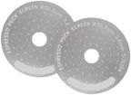 Titanium Coating Espresso Puck Screen 51/53/58.5mm Reusable Metal Filter 0.8mm Thickness Lower Shower Screen(2pcs H 58.5mm) by Unknown