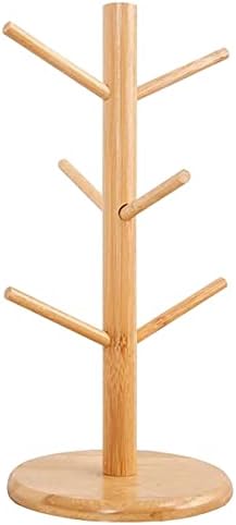 Kitchen Countertop Mug Holder Tree, Wooden Mug Cactus Rack Holder Stand, Coffee Mugs & Tea Cup Storage Rack, for Kitchen Tabletop Countertop Pantry by Unknown