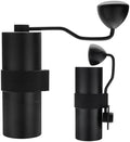 Normcore Manual Coffee Grinder V2, 49mm Titanium Flat Burr, Internal Adjustable Setting, Double Bearing Positioning, High-Precision Hand Coffee Mill with EVA Case, Cleaning Kit by NORMCORECOFFEETOOLS
