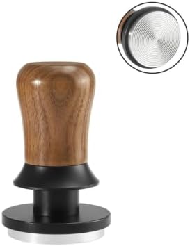 Espresso Coffee Tamper, Ergonomic Handle Self-leveling Tamper, Calibrated Tamper, Wooden Tamper Spring Loaded 51/54/58mm - Image 7