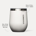 Corkcicle Stemless Wine Tumbler with Lid, 12 oz, Oat Milk - Image 4