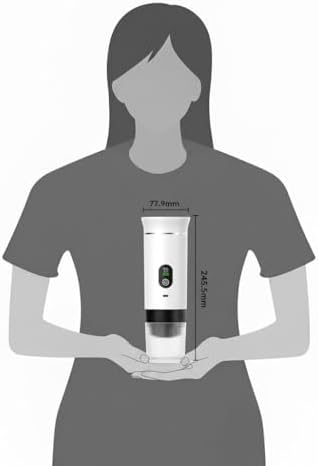 Automatic Espresso Maker – Dual Hot & Cold Brew – 20 BAR Pressure – Compact Portable Coffee Machine with Rapid Heating – Built-In Transparent Cup – Travel-Friendly Design - Image 2