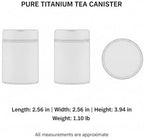 Tea Enthusiasts Pure Titanium Canister, 9.5 fl oz - Image 7