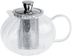 Cristel Gyokuro Collection Glass Teapot, 27 Ounces, With Stainless Steel Lid and Infuser by Cristel
